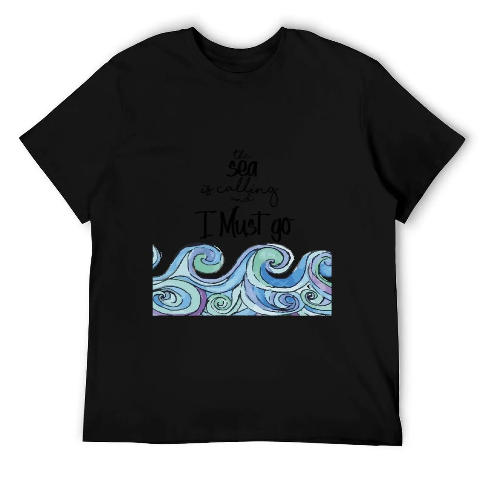 

The sea is calling T-Shirt man t shirt cotton man t shirts cotton T-Shirt