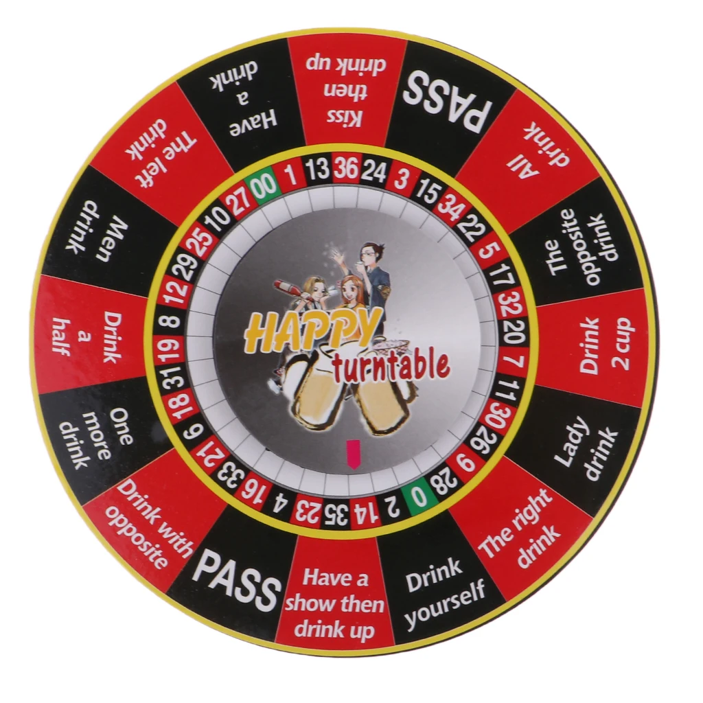 

Innovative Electric Drinking Turntable Toy Fun Board Game for Family Night Party Drinking Challenge