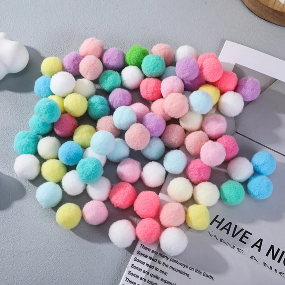 Art Craft Cat - Boules à pompons multicolores artisanales, 1000