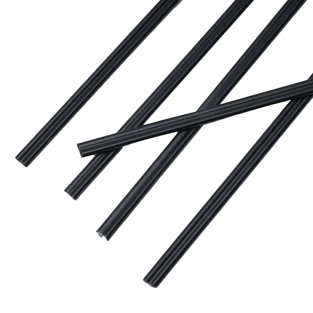 New 15 Packs 15 X Plastic Welding Rods Welding Rods Triangular Anti-alkali Black Electrode Plastic For Welder Tool Set