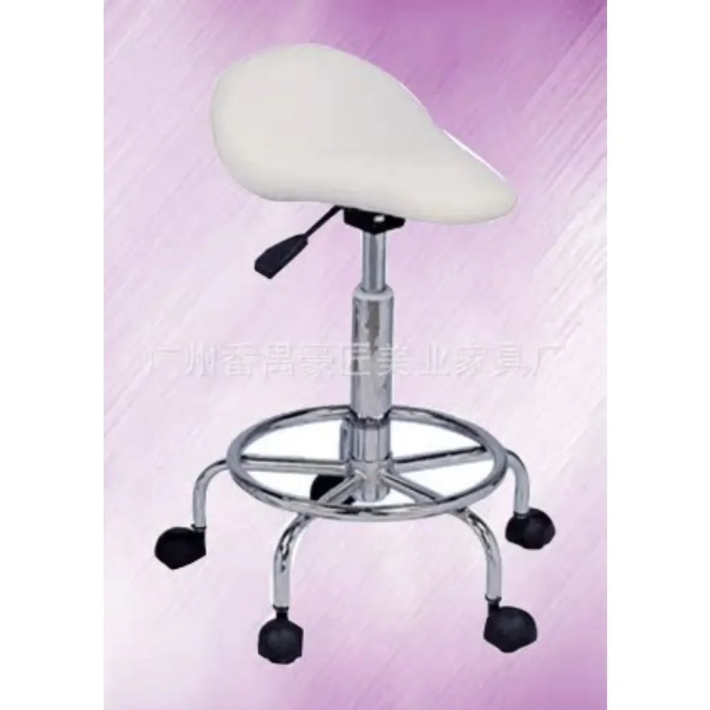 Commercial furniture Durable aluminum alloy tripod Small round stool, wear-resistant universal caster round stool