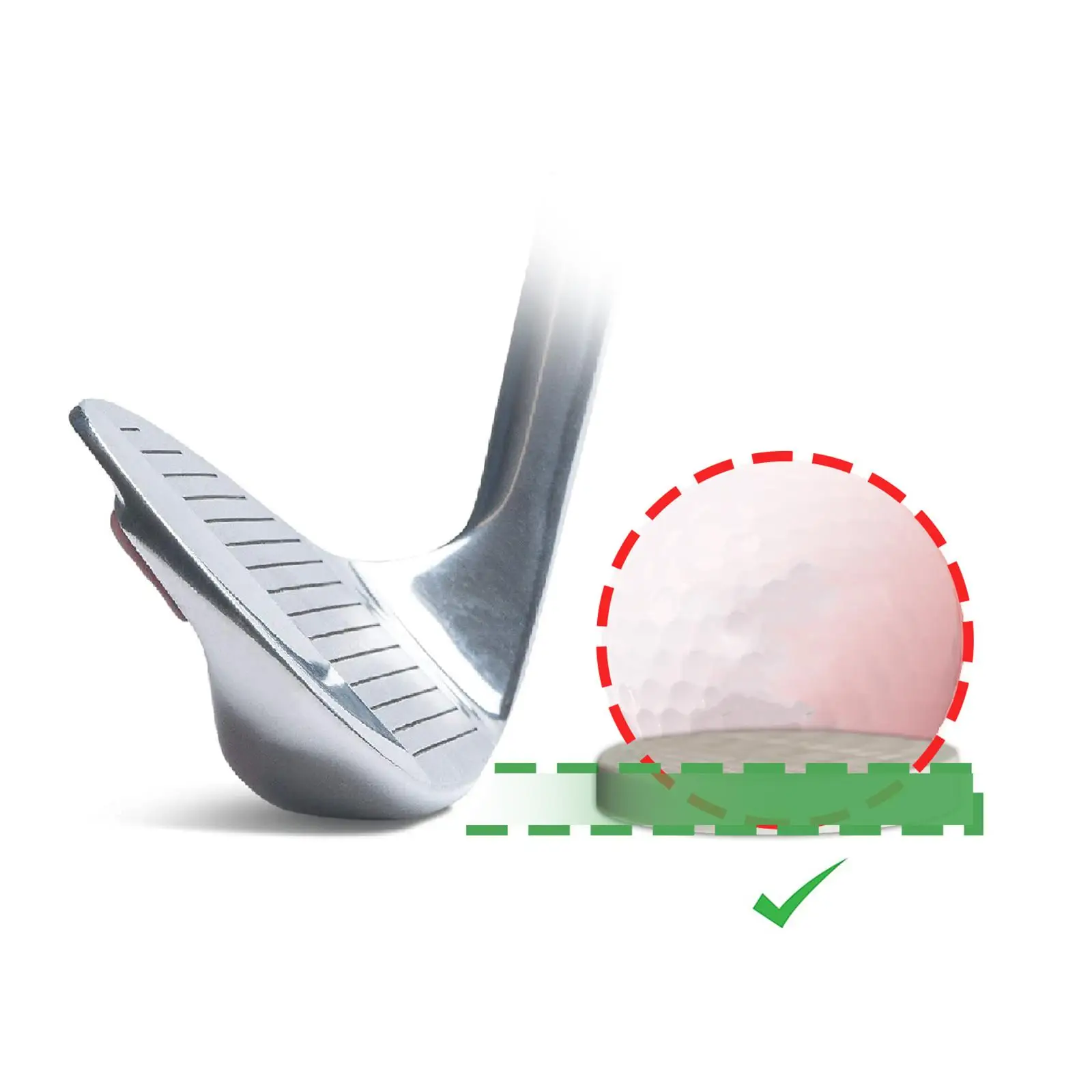 6x balles d'entraînement de golf, balles plates pour swing de golf, balles d'entraînement de golf premium pour débutants, équipement pour la maison, le bureau et la cour