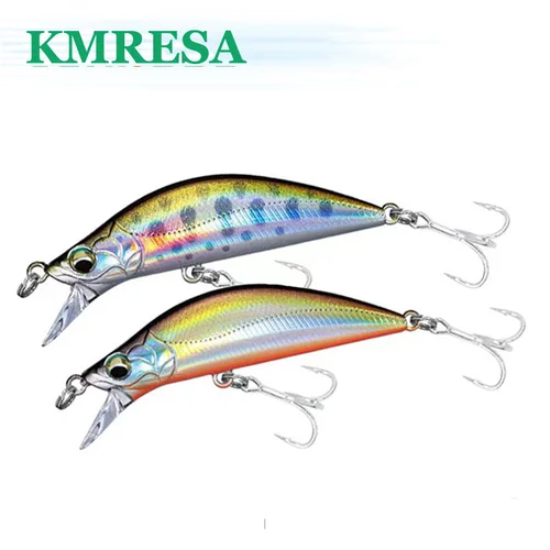 Señuelos de Pesca pequeños, Wobblers, 50mm, 4,5g, Minnow, cebo duro, perca, Lucio, salmón, trucha, lubina