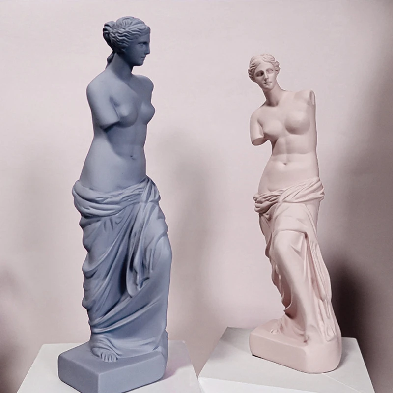 Statue Resin Broken Arm for Venus Milo Ornaments Sculpture of Greek God Miros Art Sketch Model Office Home Dropshipping