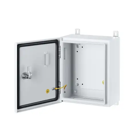 Waterproof Metal Enclosure Box with Mounting Plate, Wall Bracket, 12x10x6 Inches for Electronics