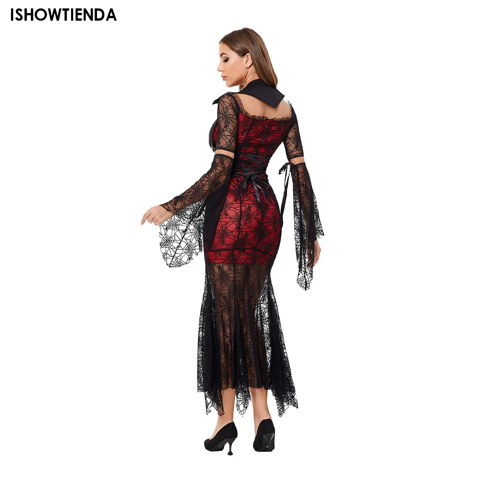 Multiple Adult spaventoso teschio fantasmi sposa Costume donna Helloween Cosplay Dress Carnival Halloween Party Day Of The Dead Dress Up