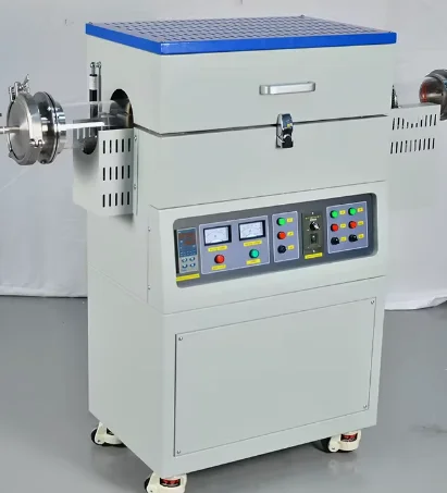 Lab Electric Tube Furnace Single Temperature Zone Rotary Tilting Vacuum Tubular Furnace