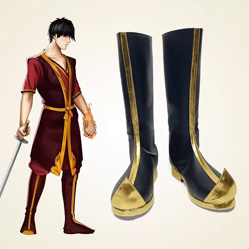 Anime The Shoes Are Suitable for Cosplay Zuko Cosplay Shoes Boots Halloween Carnival Props