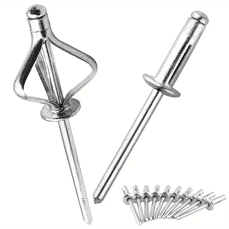 Aluminium Trifold Blind Rivets Round Head Trifold Rivet Automobile Structural Blind Rivet for DIY Wood Metal Bulb Rivet Fastener