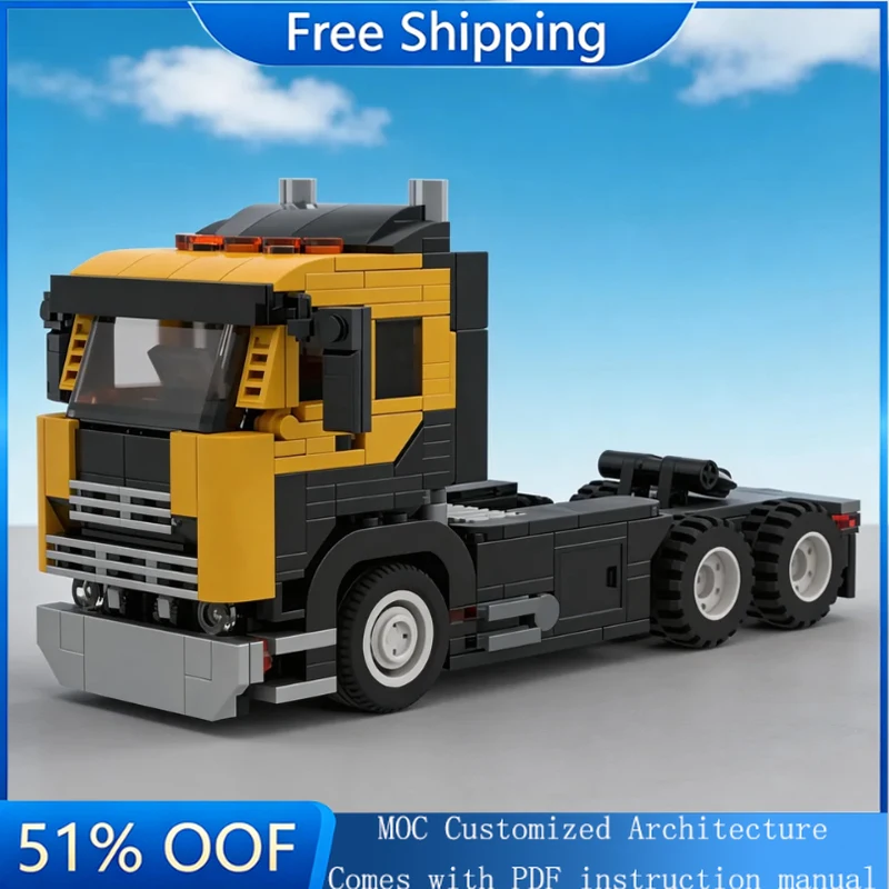 

Набор из 504 деталей: Модель грузовика-платформы MOC City Engineering. Технологичные строительные блоки. Креативные детские игрушки. Популярные подарки на день рождения.