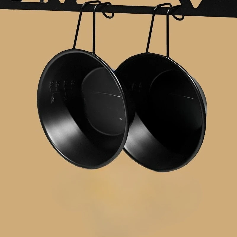 

American blackened outdoor bowl storage bag camping picnic tableware portable set