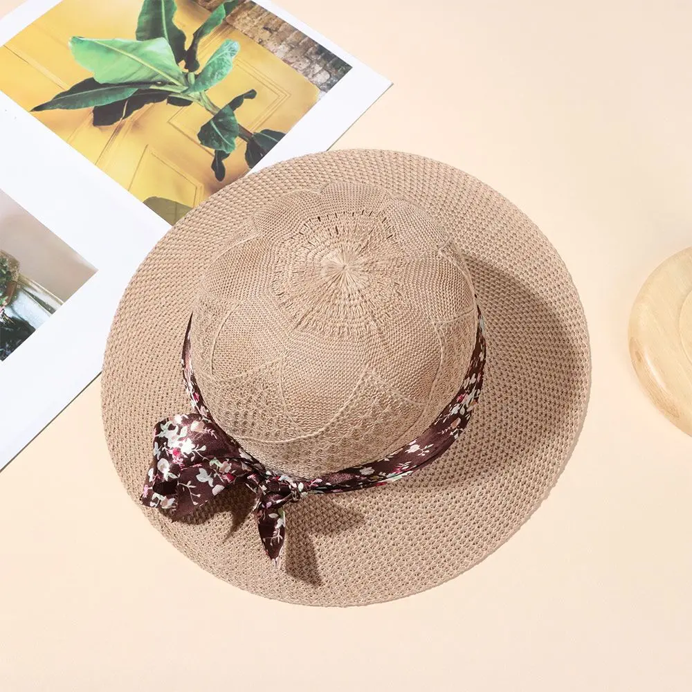 Beach Ladies Fashion Summer Hats For Women Sun Hat Ribbon Fisherman's hat For Women Straw Hat Lady Casual Sun Hats