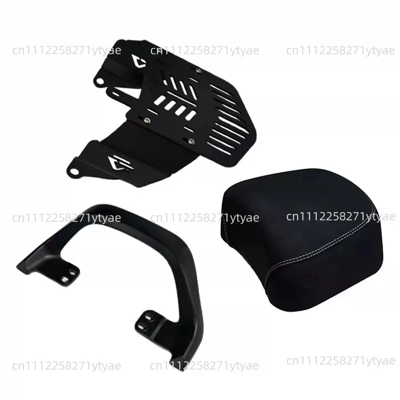 Short Tail Rack  Motorcycle Rear Carrier With Seat Backrest Kit - Passenger Pillion Pad For Electric Scooter