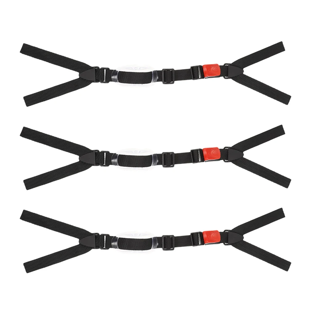 

3pcs Red Chin Strap for Hard Hat Universal Detachable Adjustable Polyester Belt Safety Accessory Protects Chin Injury