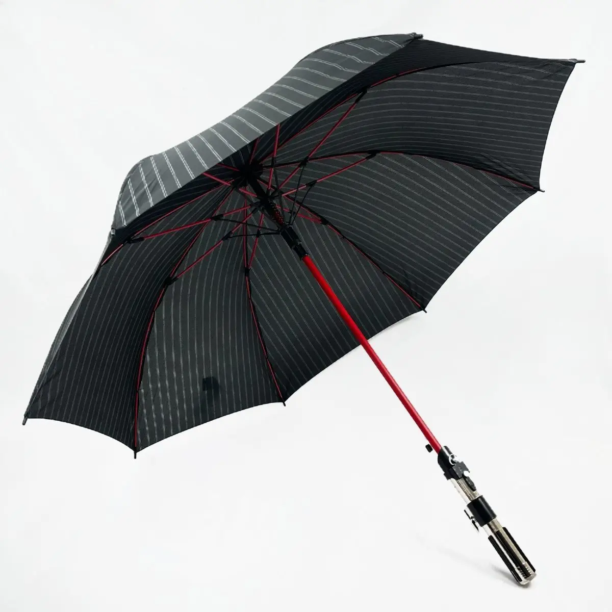 

2026 New, Star Wars Lightsaber Umbrella! 122CM Plaid Plus Business Semi-Automatic Adult Portable Windproof Long Handle Umbrella