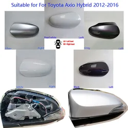 Car Accessories For Toyota Corolla Axio Hybride 2012~2016 Rearview Mirror Cover Reverse Mirror Shell Mirror Case Housing