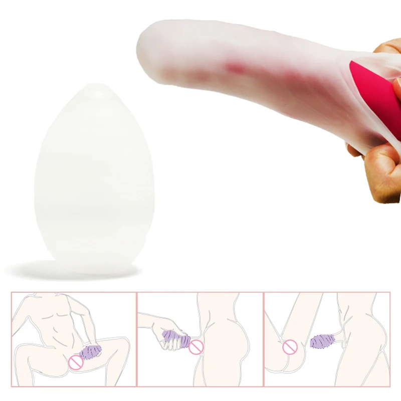 【Discrete Package】Male Masturbation Cup Vagina Egg Penis Massage Adult Toys for Men Glans Exercise Sex Toy Stretchy Silicone