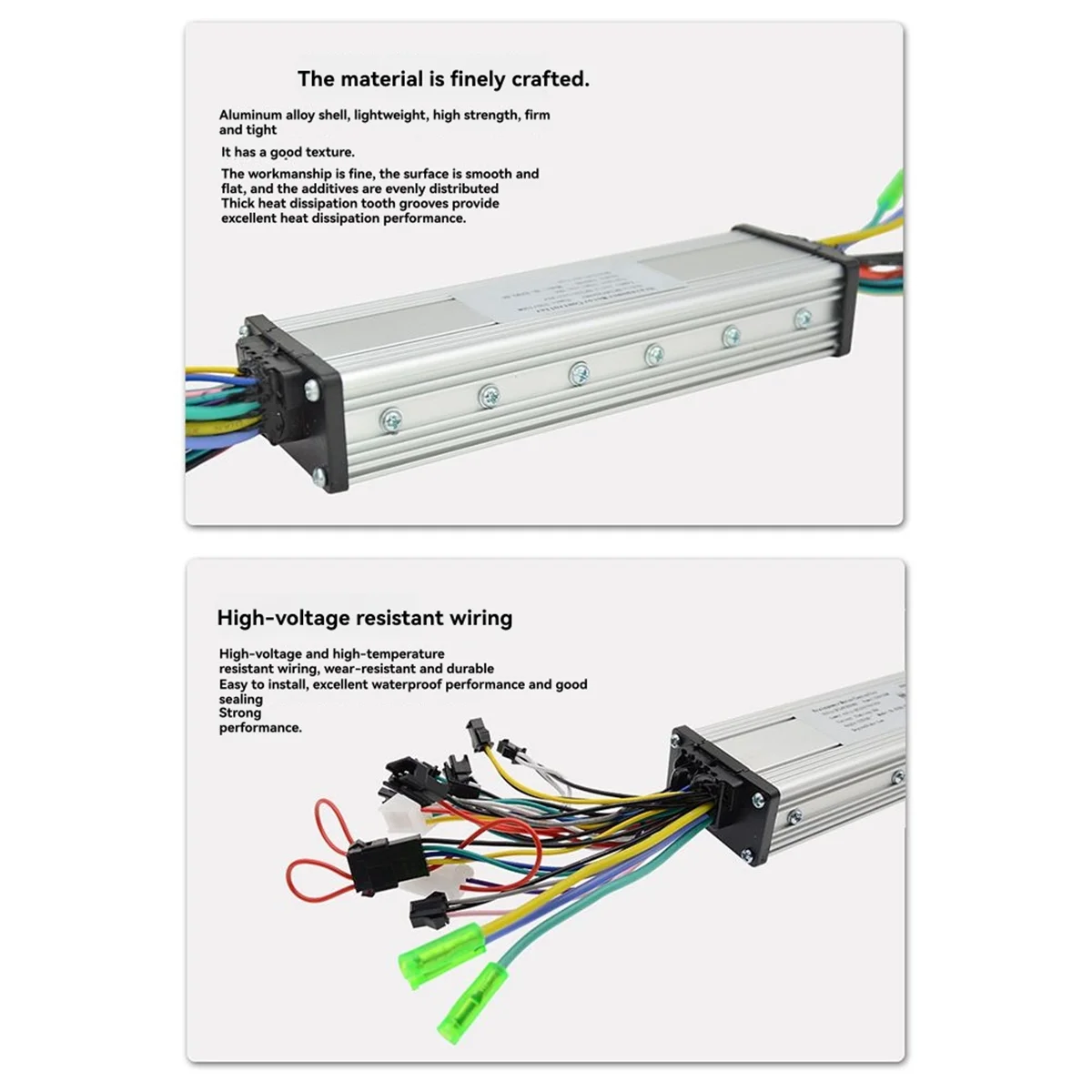 24 فولت/36 فولت/48 فولت 250 واط/350 واط المزدوج محرك تحكم دراجة كهربائية فرش السيارات تحكم تيار مستمر وحدة تحكم المحرك الكهربائي