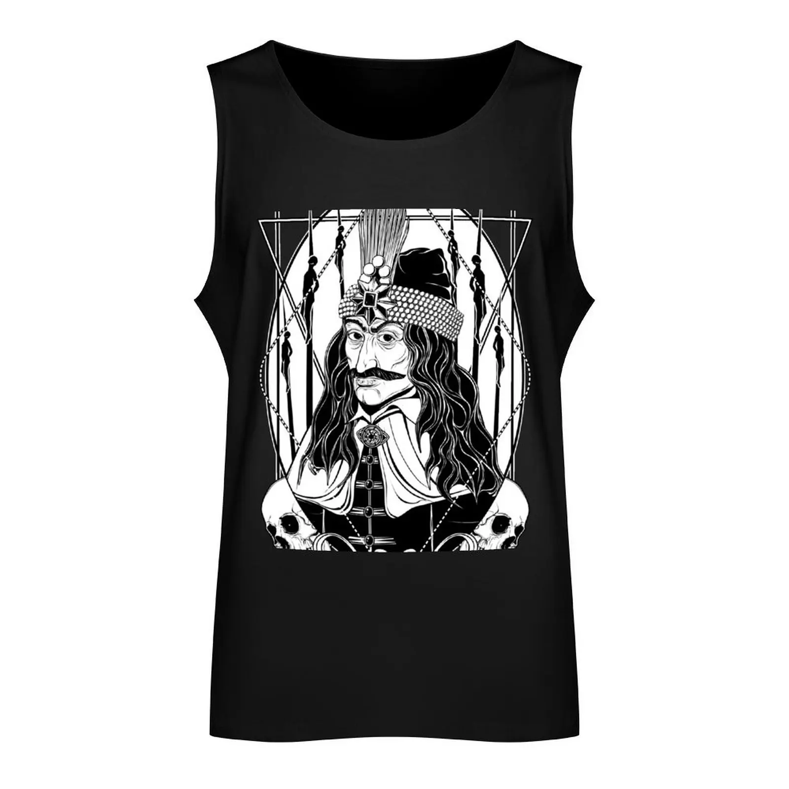 Vlad the Impaler Tank Top Man summer clothes T-shirt Men's gym sleeveless vest men summer clothes men 2024