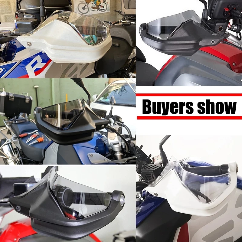 Komplettes Set für BMW R 1200GS ADV R1200GS LC R1250GS ADV F800GS Adventure S1000XR Handschutz Handschild Schutz Windschutzscheibe – Detail 1