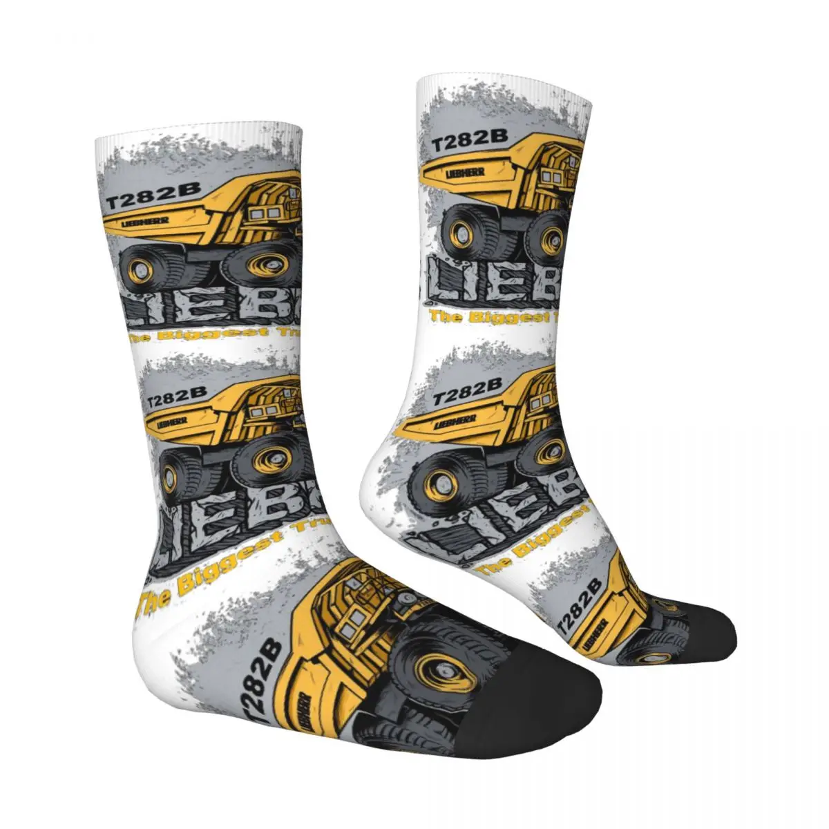 Mining Truck Heavy Equipment Unisex Winter Socks Hiking Happy Socks Street Style Crazy Sock