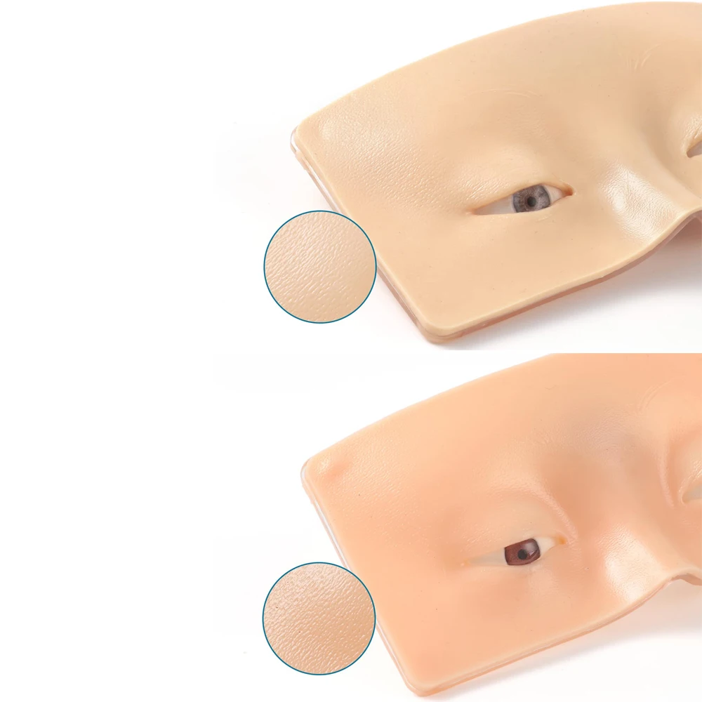 메이크업 연습 보드 눈썹 타투 연습 피부 눈 얼굴 트레이닝 실리콘 연습 패드 메이크업 뷰티 아카데미 화장품용