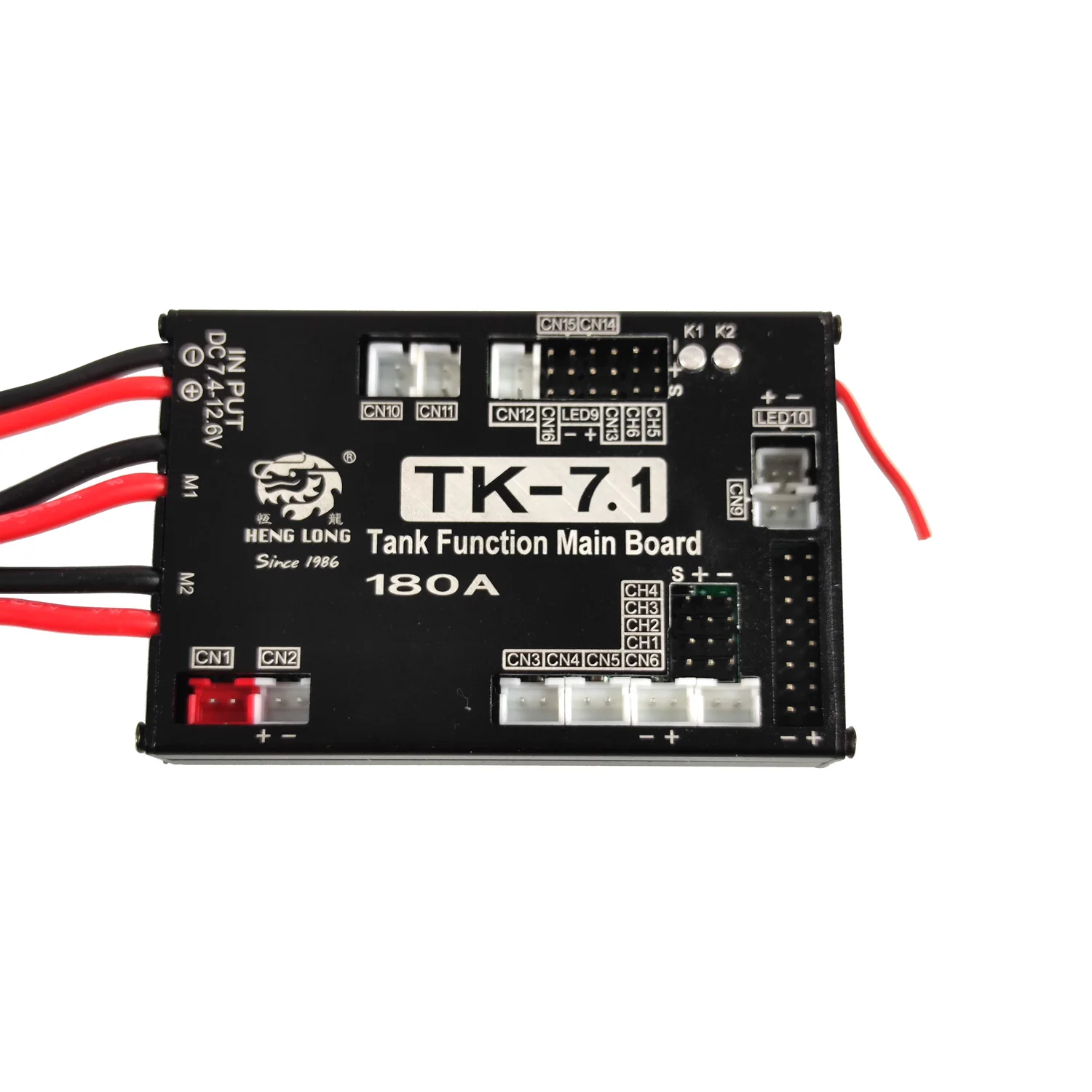 HENG LONG 1/16 RC Tank 2.4Ghz Metal TK-7.1 Transmitter Main Board Receiver Remote Control Tiger I T90 Engine Sound