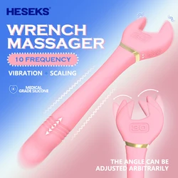 HESEKS Female Wrench Vibrators Interesting AV Toys Powerful Vibration Masturbator Clitoris Nipple Massager  Sex Toys  For Women