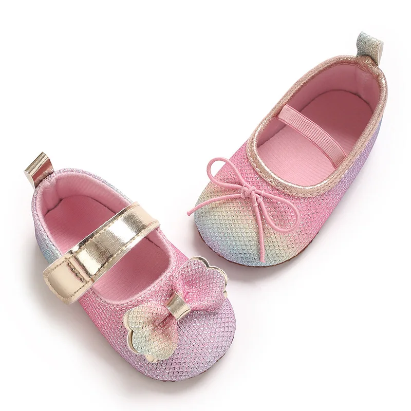 Spring Summer Baby Princess Shoe 2026New Korean Edition Sweet and Soft Single Shoes Children Fashion Baby Anti Slip LearningShoe