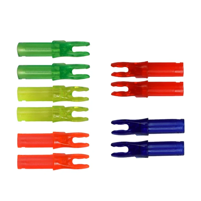 

50 шт., стрелы для стрельбы из лука для внутренних наконечников для стрел ID6,2 мм, прямой хвост, двойная пряжка, наконечник для стрел, аксессуары для охоты и стрельбы