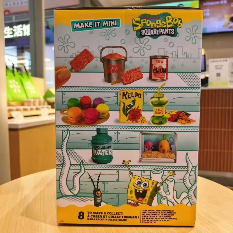 

MGA Miniverse Make It Mini SpongeBob SquarePants Blind Box Anime Figure Doll Model Toys Collect Ornaments