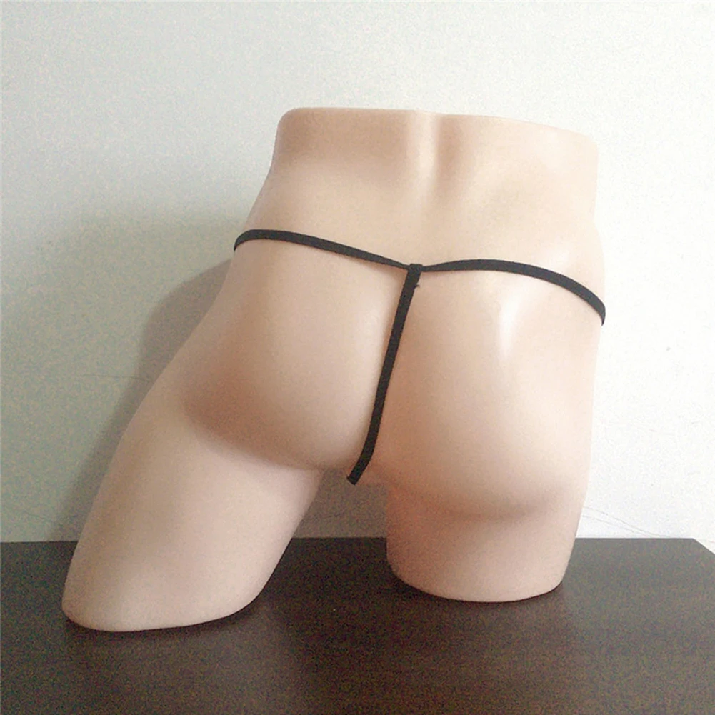 1 szt. Męskie seksowne stringi T-back bielizna bielizna stringi figi siatkowe przepuszczalne kalesony majtki dla mężczyzny