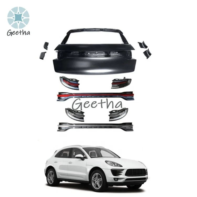 

For Auto Modification Conversion Macan 95B.1 2014-2018 Upgrade To 2019-2024 95B.2 Tailgate Tail Lights Body Kit for Porsche