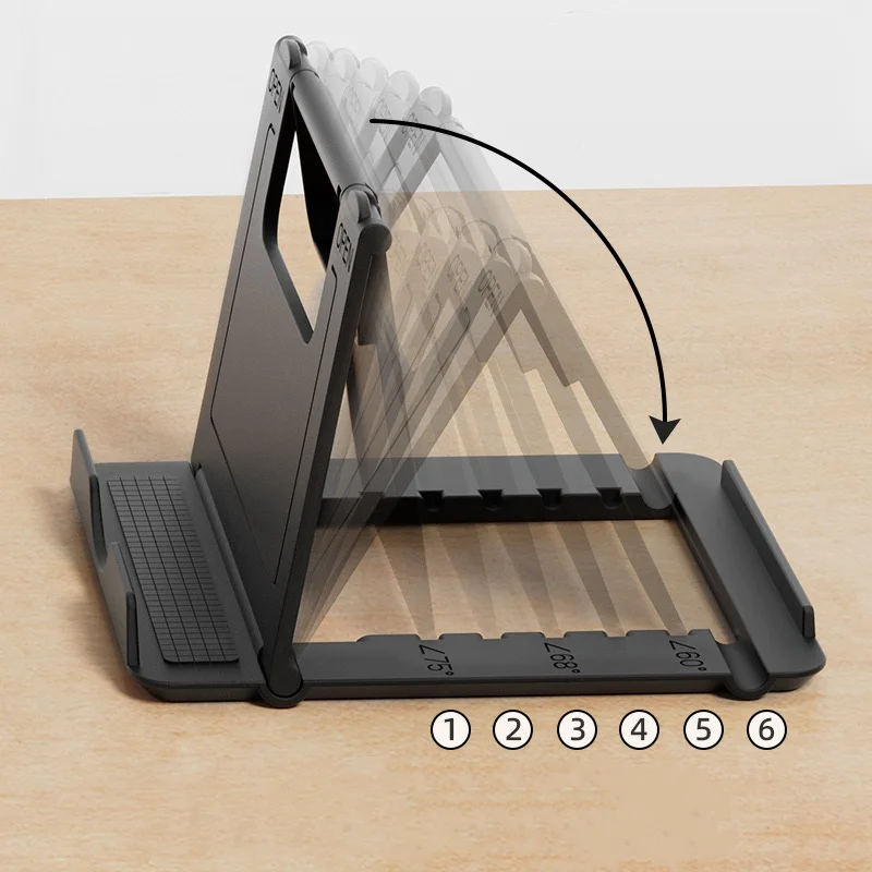 Держатель для телефона Настольная подставка для мобильного телефона Штатив для iPhone Xs max 12 13 Pro Huawei Xiaomi Mi 9, пластиковая складная настольная подставка