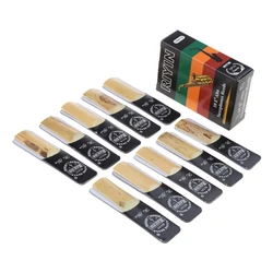 Alto Saxophone Reeds Clear Sound bE Saxophone Reeds Pack of 10 for Alto bE Saxophone Size 1.5, 2.0, 2.5, 3, 3.5, 4