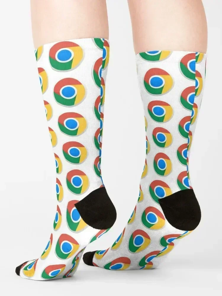 Google Chrome Socks Run winter thermal football Hiking boots Socks Girl Men's