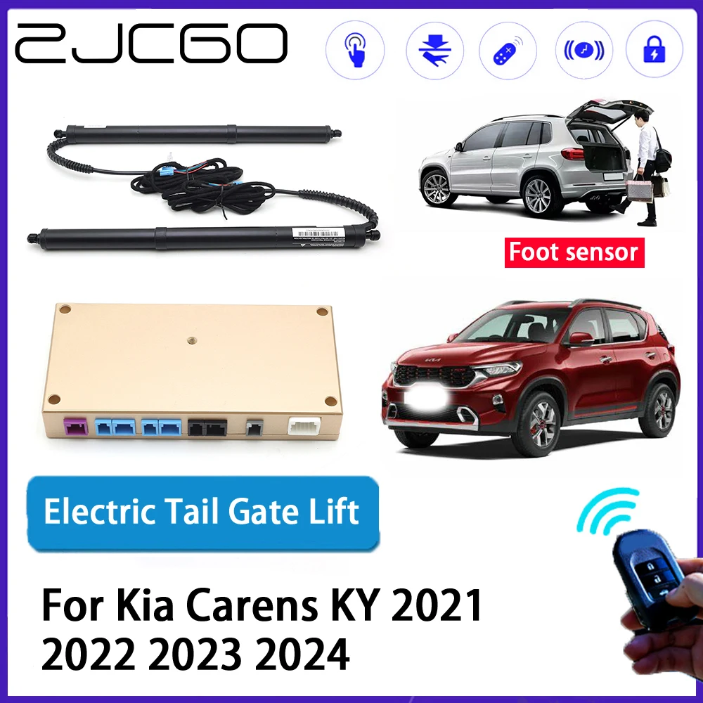 

ZJCGO Car Auto Trunk intelligent Electric Tail Gate Lift Automatic Tailgate Opener for Kia Carens KY 2021 2022 2023 2024