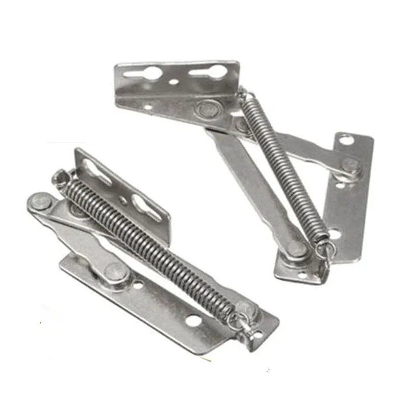 

2PCS 80 Degree Support Hinge Wooden Door Cabinet Door Wardrobe Door Flip Up Door Scissor Hinge Sofa Folding Spring Hinge