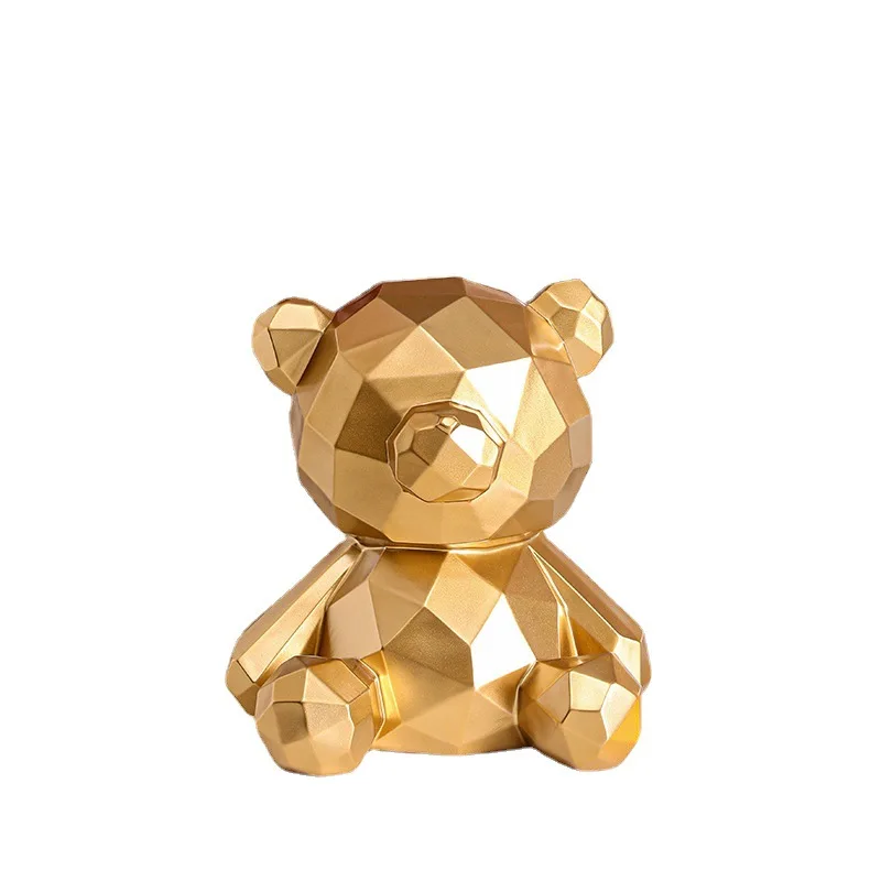 Kawaii Cartoon Bear Piggy Bank dla dzieci Dziewczynki Chłopcy Zabawki Śliczne pudełko na monety Organizer Winylowy wystrój pokoju