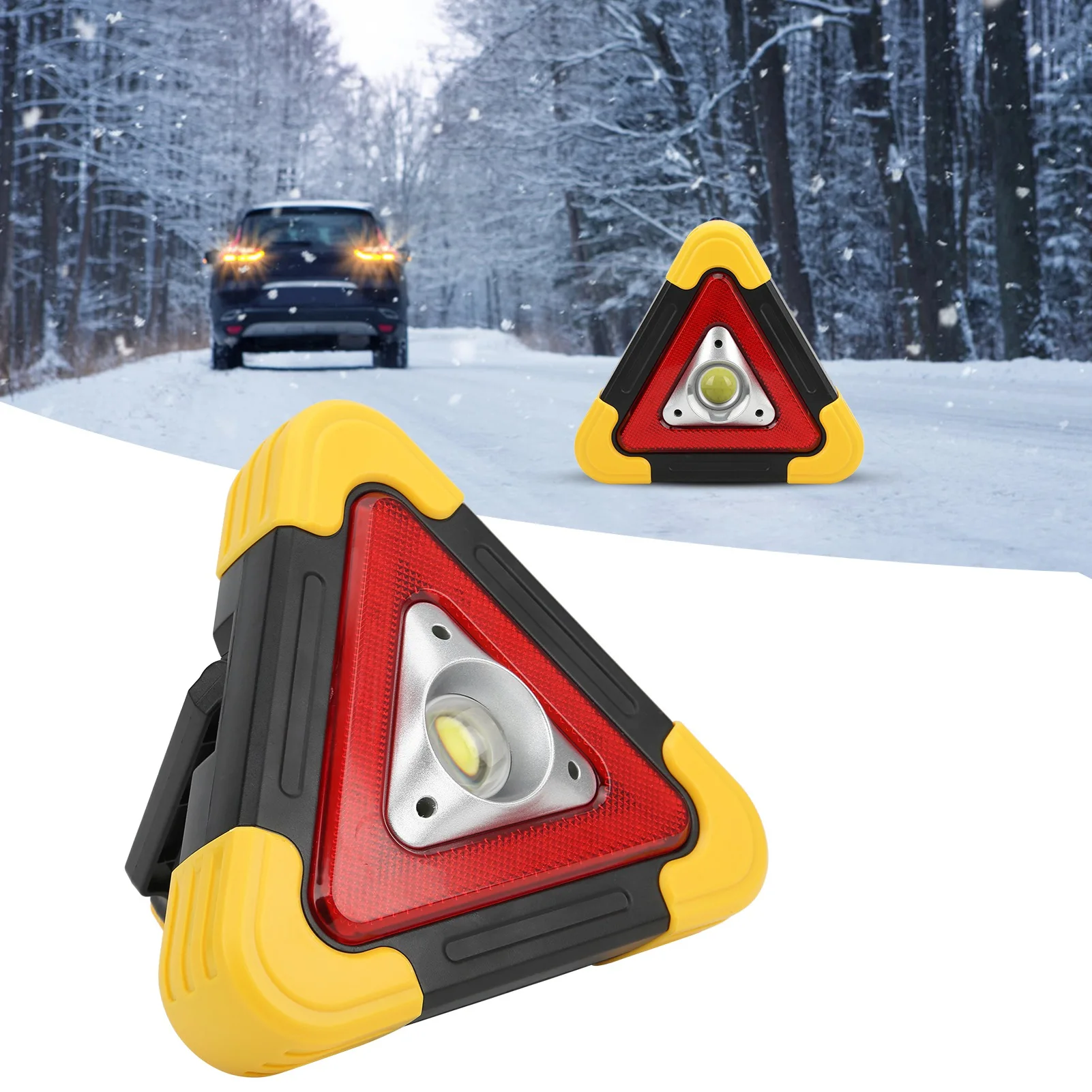 

ZK30 Car Warning Triangle Lamp Emergency MultiFunction Work Light Safety Flashing Sign