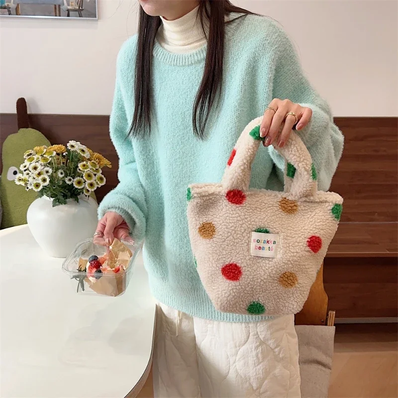 Children Messenger Bags Fashionable Plush Women Bag Cute Purse and Handbag Mother Kids Bags for Girl Designer Bags Tote Bag Sac