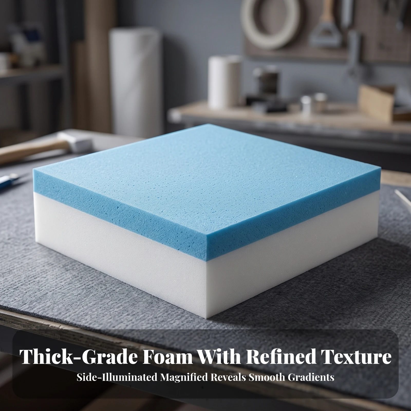 Memory Foam Couch Cushion Replacement Supportive Sofa Cushion Replacement Insert Sofa Seat Insert Slow-Rebound for Chair, Bench
