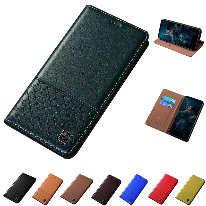 Magnetic Case For Hisense Touch Lite A9 A7 CC A5 Pro A5C Genuine Leather 2 Visa Card Slots Holder Book Flip Phone Cover Funda