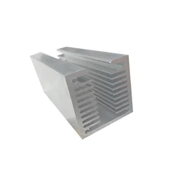 Pure aluminum radiator/block 40*40*20/50/80/100/130/150mm 200mm slotted radiator groove U type dense tooth aluminum radiator