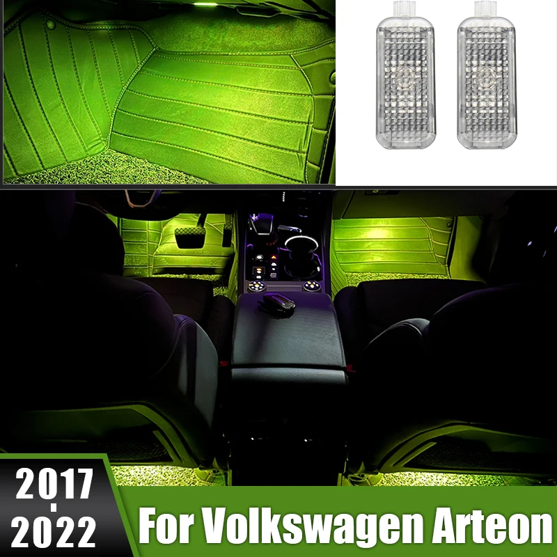 

For Volkswagen VW Arteon 3H 2017 2018 2019 2020 2021 2022 LED Car Footwell Atmosphere Lamp Interior Decorative Light Accessories