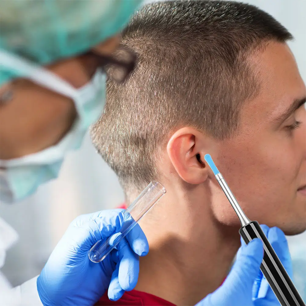 

Набор из 18 силиконовых насадок для ушных ложек: мягкие сменные чехлы для удаления ушной серы, визуальный инструмент для чистки ушей, насадки для удаления воска