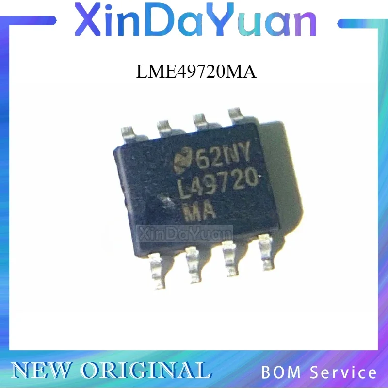 5 pcs LME49720MA SOP-8  LMD49720  Dual Audio Operational Amplifier Chip