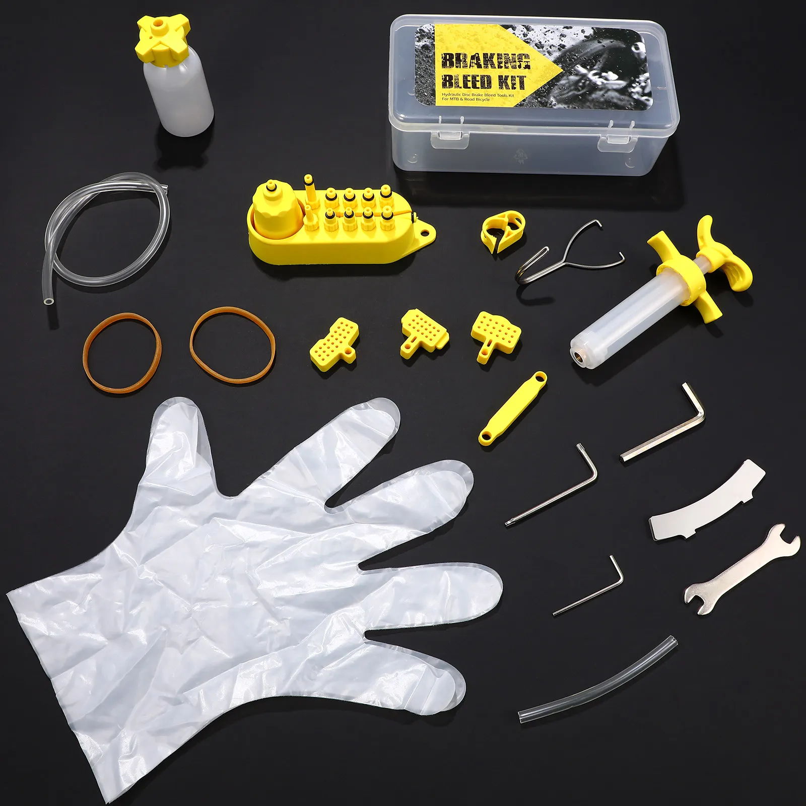 

Mountain Bicycle Brake Bleed Kit Hydraulic Disc Mineral Oil Filling Tools Bike Brake Bleeding Tools Repair Bike Bleed Kit