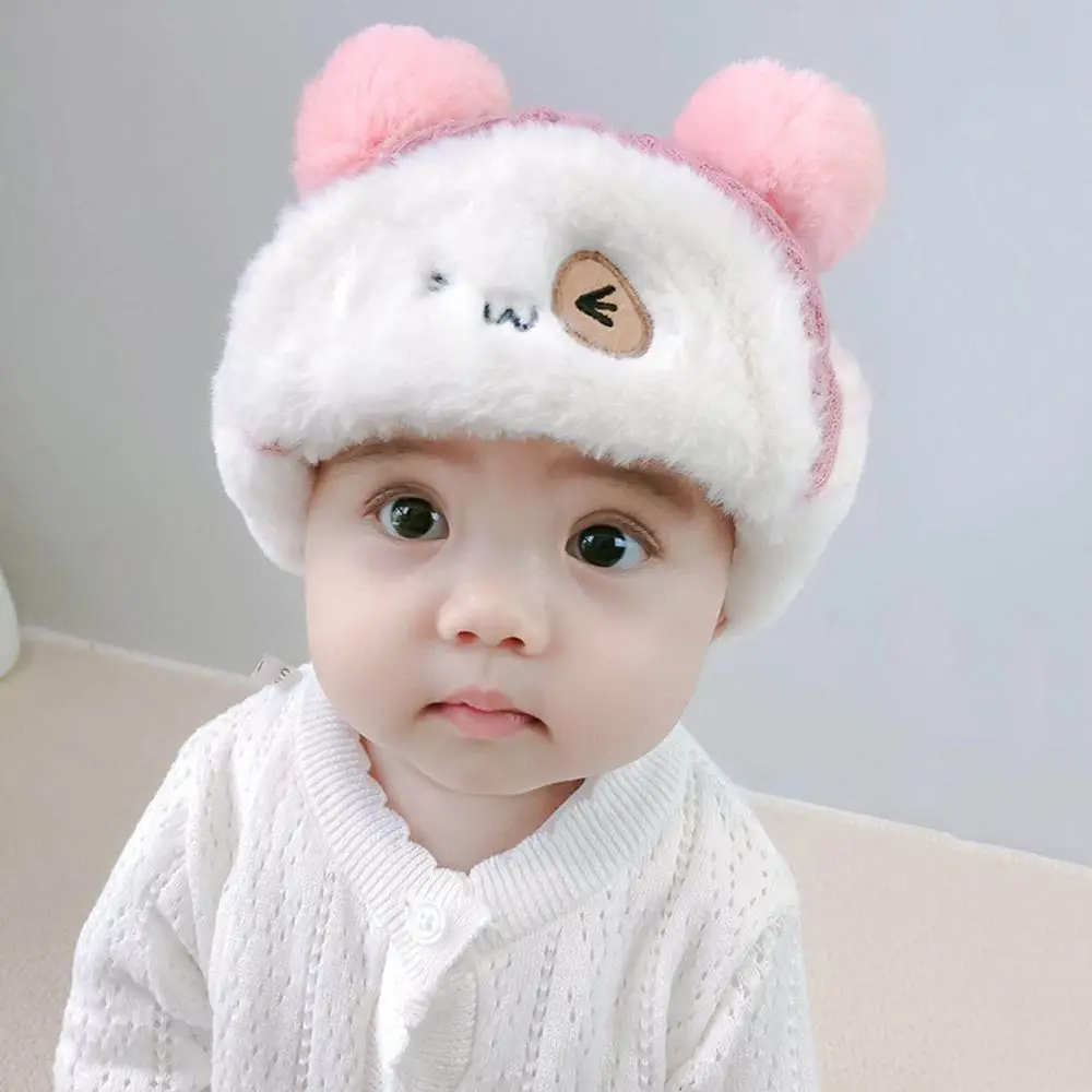 Convenient Children Cartoon Plush Velvet Lei Feng Cap Ear Protect Cap Hat With Earmuffs