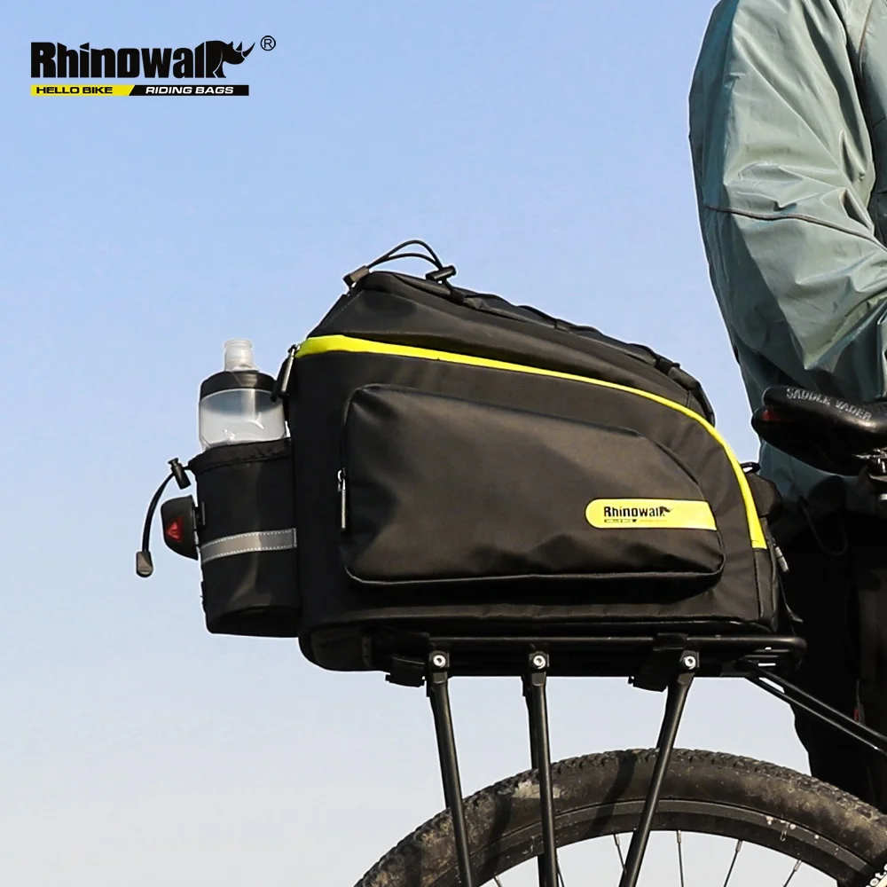 

Rhinowalk Bike Panniers Bag Bicycle Waterproof Rear Rack 17L Saddle Bag for EBike Cycling Travel Bag with Shoulder Strap